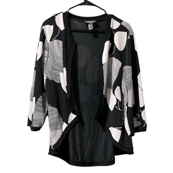 🍂 Frank Lyman Leaf Print Cardigan | Size 18 | Timeless Workwear Essential 🍂 - Picture 7 of 10